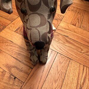 VINTAGE LIMITED EDITION Coach Stuffed Dog NWT